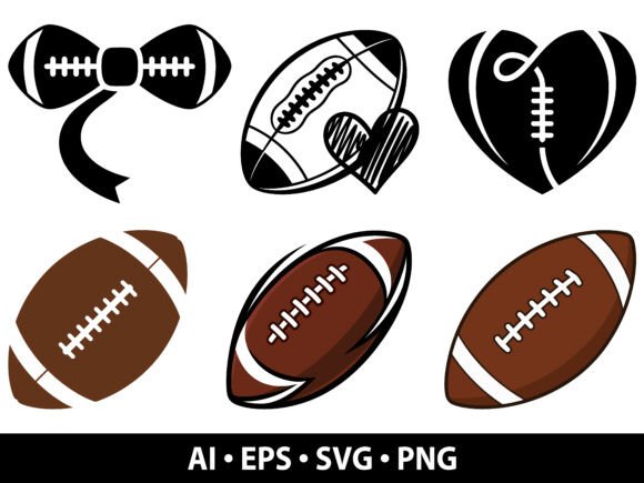 American Football SVG Bundle: Graphics & Illustrations for Real Projects