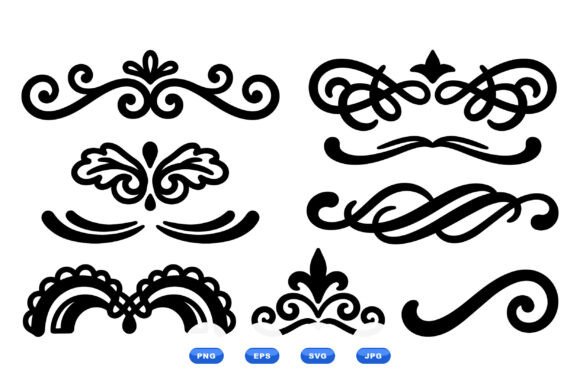 Elegant Ornamental Flourish SVG